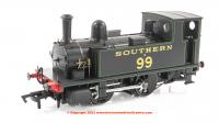 4S-018-015D Dapol B4 0-4-0T Steam Locomotive number 99 in Southern Lined Black livery